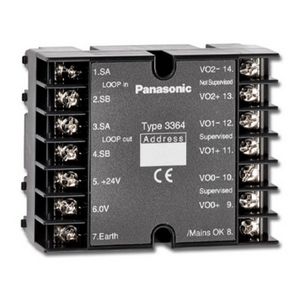 PANASONIC FAS-3364 ADRESLİ YANGIN SİSTEMi