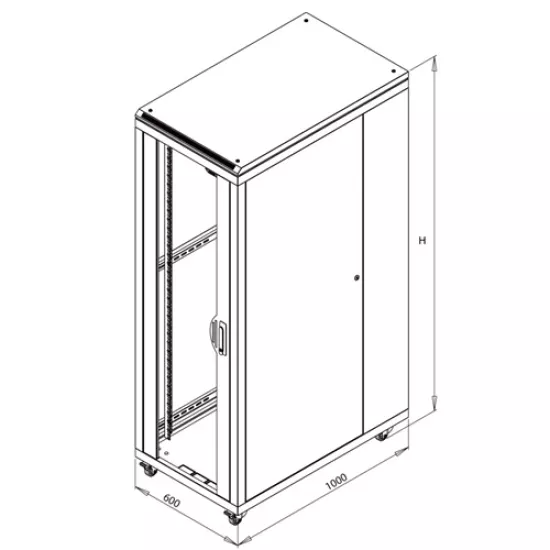 FORMLİNE RACK KABİN 600*1000
